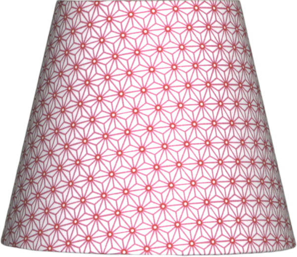 Lampenschirm gemustert Ecken Punkte  S